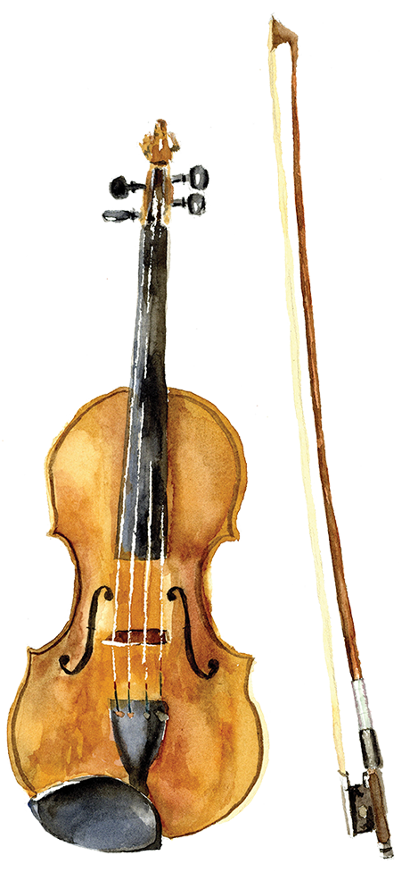 バイオリンイラスト